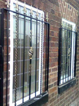 Decorative Window Bars Removeable Security Window Bars And