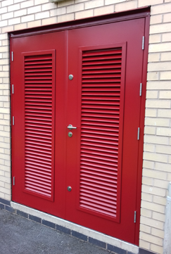 Louvered doors boiler room vented doors and louvered doors Manchester