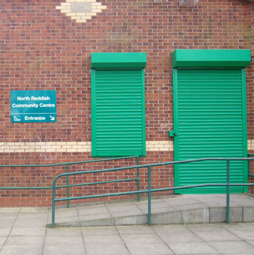 colour coated security shutters