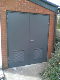 steel personnel doors